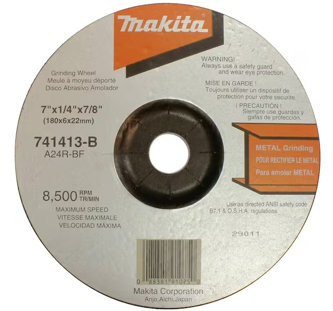 Grinding Wheel, 24-Grit, General Purpose Metal - FOR SALE